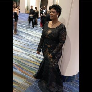 Ball gown size 18 worn once for 4 hours paid 680